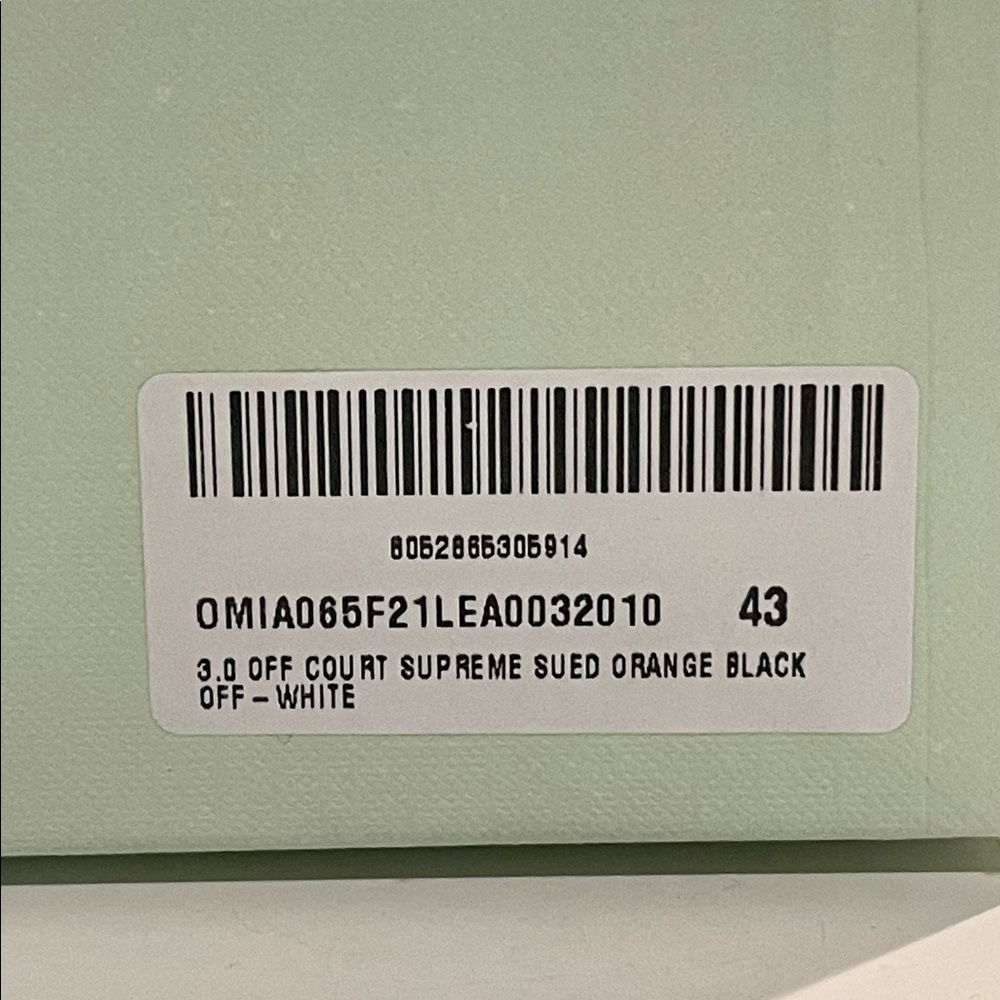 Brand new Off-White suede sneakers - Picture 6 of 6